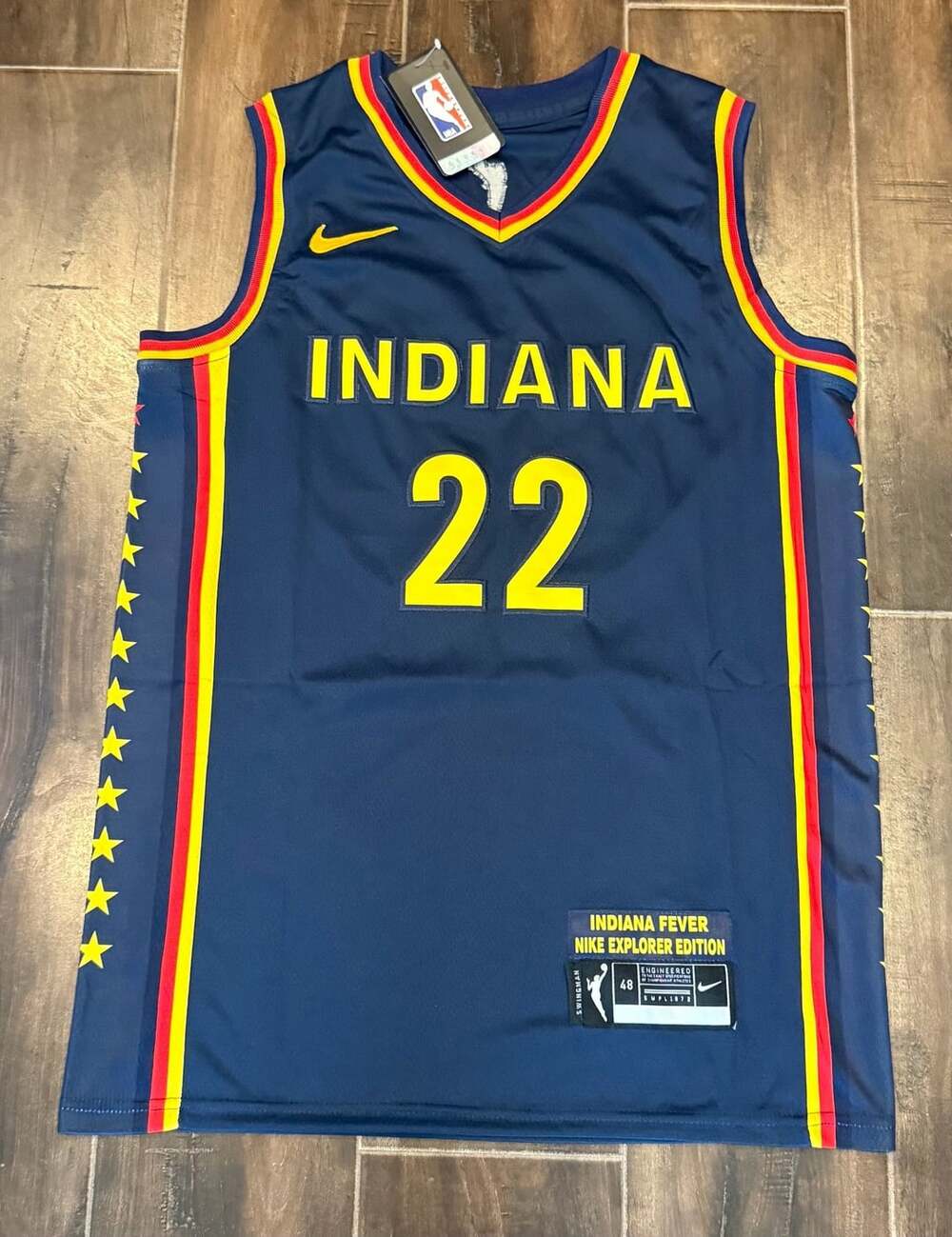 Nike Indiana Fever Caitlin Clark 22 Size 48 Explorer Edition Jersey